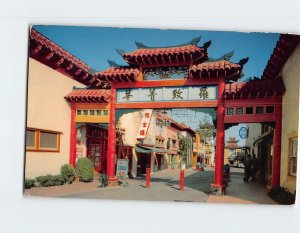 Postcard Enchanting Chinese Settlement Los Angeles California USA