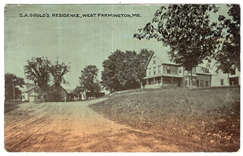 West Farmington, Me, C.A. Gould's Residence