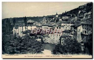 Pont en Royans - View Generale Old Postcard