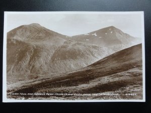 Scotland: Cairn Toul & Angel's Peak from Larig Ghru Pass The Cairngorms RP c1931