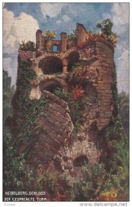 HEIDELBERG, Baden Wurttemberg, Germany, 1900-1910's; Schloss Der Gesprengte Turm