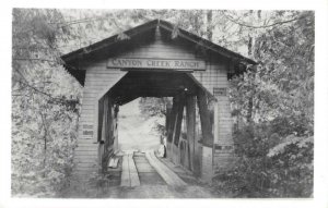 Linn Co. Oregon  S. Cascadia State Park Covered Bridge Photo Postcard RR604