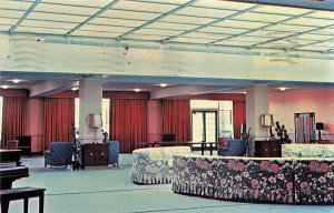 c1970 Student Social Room St Marys Academy Bayview RI Chrome VTG P155 