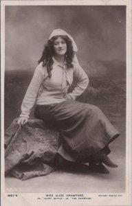 Theatrical Postcard - Alice Crawford, Australian-Born Stage Actress  XT433