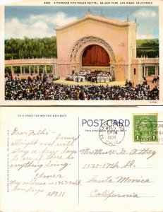 Pipe Organ Recital, Balboa Park, San Diego, Calif (25063