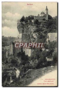 Old Postcard Lot Rocamadour Vue Generale