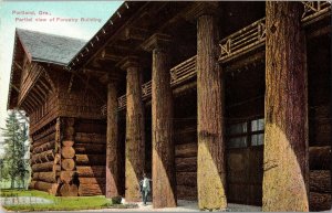 Partial View of Forestry Building, Portland OR Vintage Postcard T27