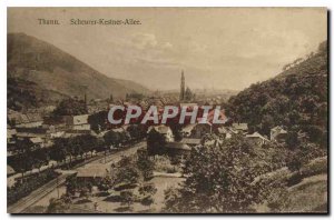 Old Postcard Thann Scheurer Kestner Allee