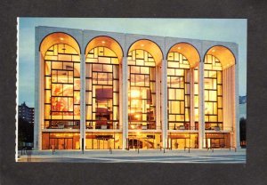 NY Lincoln Center Performing Art Met Opera House New York City NYC Postcard