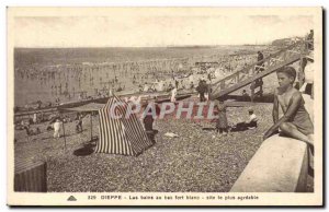 Dieppe Old Postcard baths at the bottom white high most friendly website