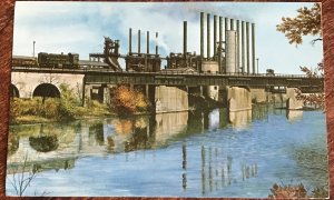Postcard Unused Pittsburgh/Lake Erie Railroad Co Youngstown OH LB