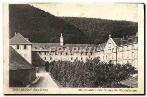 Old Postcard Oberbronn mother house of the Sisters of Niederbronn