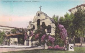 California Riverside The Campanario Mission Inn Handcolored Albertype