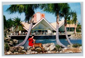Vintage 1960's Postcard Hospitality House Busch Gardens Tampa Florida