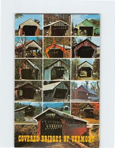Postcard Covered Bridges Of Vermont