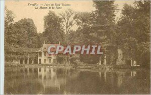 Postcard Old Versailles Petit Trianon Park House Queen