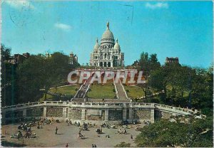 Modern Postcard Paris and Sacre Coeur Basilica of Wonders (1876 1910) and Mon...