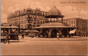 Postcard Transfer Station in Decatur, Illinois