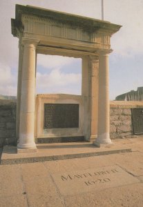 1620 Mayflower Memorial Plymouth Postcard