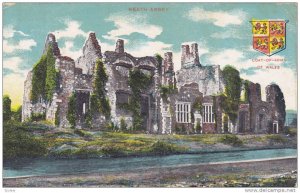 Coat Of Arms, Ruins, Neath Abbey, Neath in South Wales, UK, PU-1906