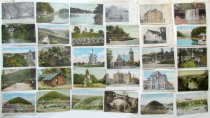 LARGE LOT OF 95 ANTIQUE & VINTAGE PENNSYLVANIA POSTCARDS PA