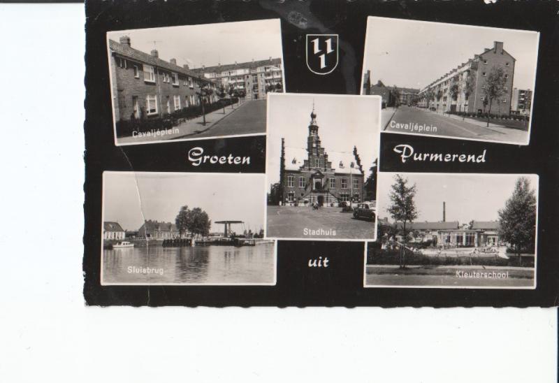 Postal 016969: HOLANDA - GROETEN uit Purmerend