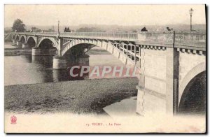 Old Postcard Vichy Bridge