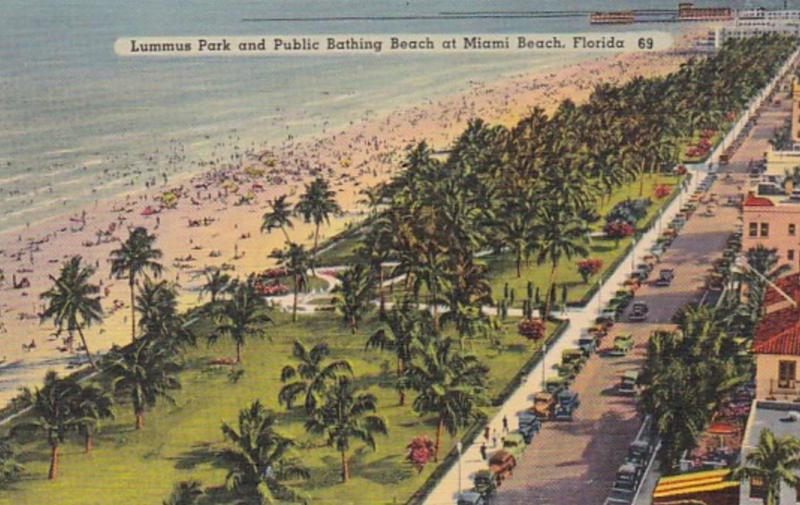 Florida Miami Beach Lummus Park and Public Bathing Beach
