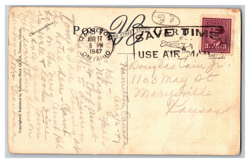 The Basilica Church Of Christ The King Hamilton Canada c1947 Postcard