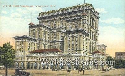 CPR Hotel Vancouver Vancouver British Columbia, Canada Unused 