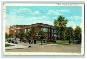 1920's High School, Alliance, Ohio Postcard P170 