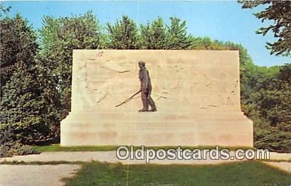 Lincoln Monument Vincennes, IN, USA Unused 