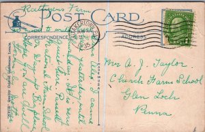 Postcard Greetings from New Britain PA 1935