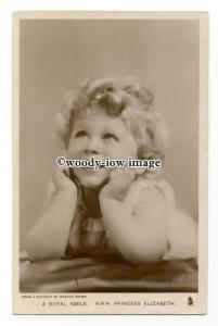 r2324 - A Young Princess Elizabeth, A Royal Smile - postcard - Tucks