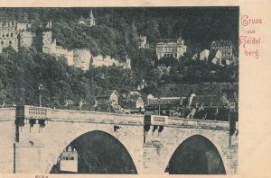Vintage Heidelberg Germany Photo Postcard Divided Back 1907-1915