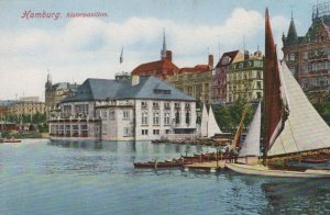 Germany Postcard - Hamburg - Alsterpavillon    RS21040