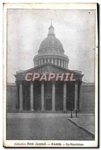 Old Postcard Paris Pantheon