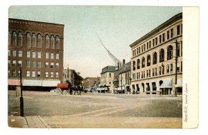 NH - Dover. Central Square ca 1909. (Note the water wagon)