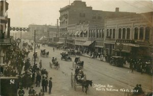 Postcard RPPC 1910 Washington North Yakima Avenue transpiration 23-13810