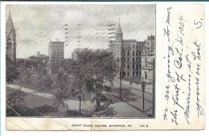 Scranton, PA - Court House Square - 1907