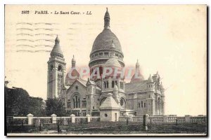 Old Postcard Paris Le Sacre Coeur