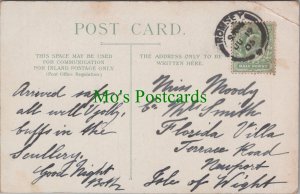 Genealogy Postcard - Moody / Smith, Terrace Road, Newport, Isle of Wight GL1276