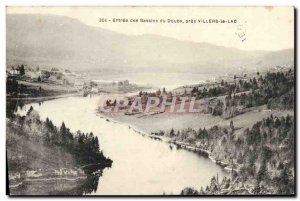 Old Postcard Entree of Doubs basins near Villers le Lac