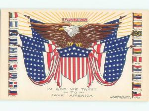 Divided-Back PATRIOTIC SCENE Great Postcard AB0244