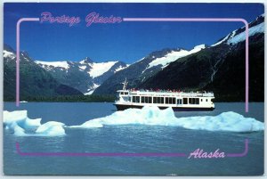 Postcard - Cruising Portage Glacier, Alaska 