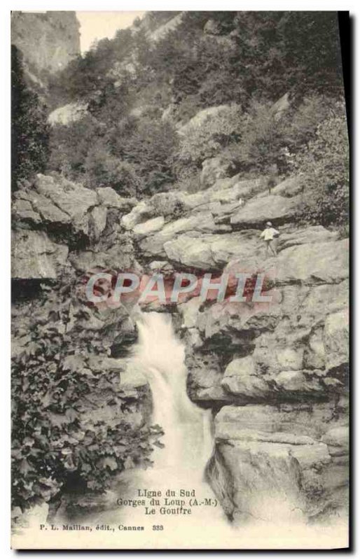 Old Postcard South Gorges du Loup Line