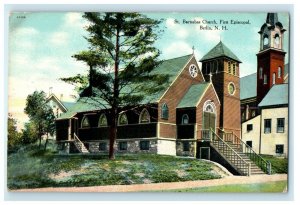 c1910's St. Barnabas Church First Episcopal Berlin New Hampshire NH Postcard