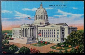 Vintage Postcard 1930-1945 Missouri State Capitol, Jefferson City, Missouri (MO)