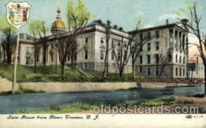 Trenton, NJ, New Jersy, USA United States State Capital Building 1909 light c...