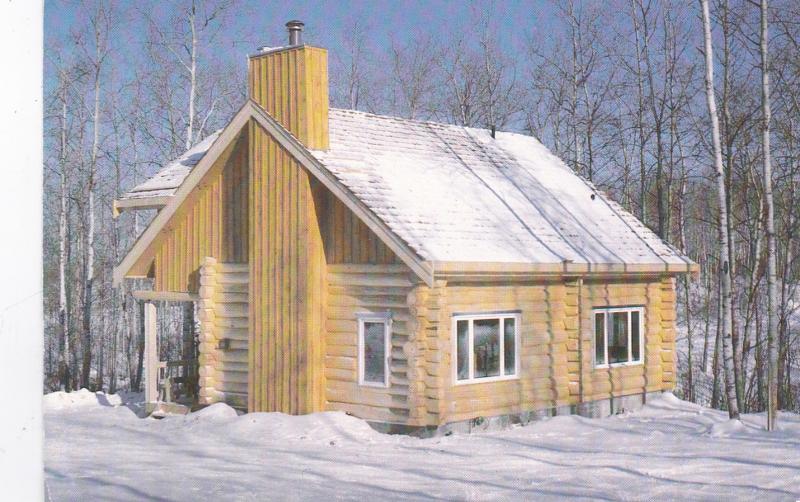 Saskatchewan Canada 1950 70s Log Cabin Greenwater Provincial